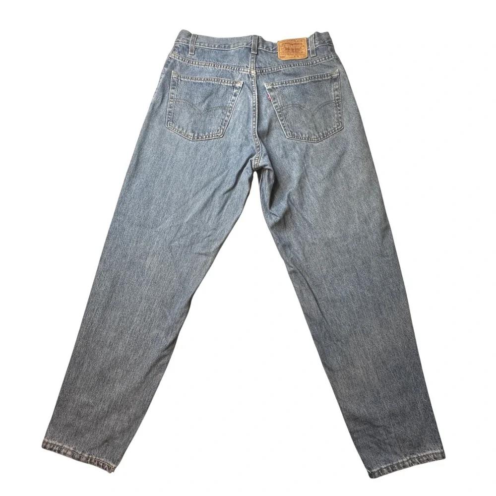 Vintage Jeans 560 Mens 36x32 (35x31) Blue Loose Fit Tapered Leg Made in USA 90s‎